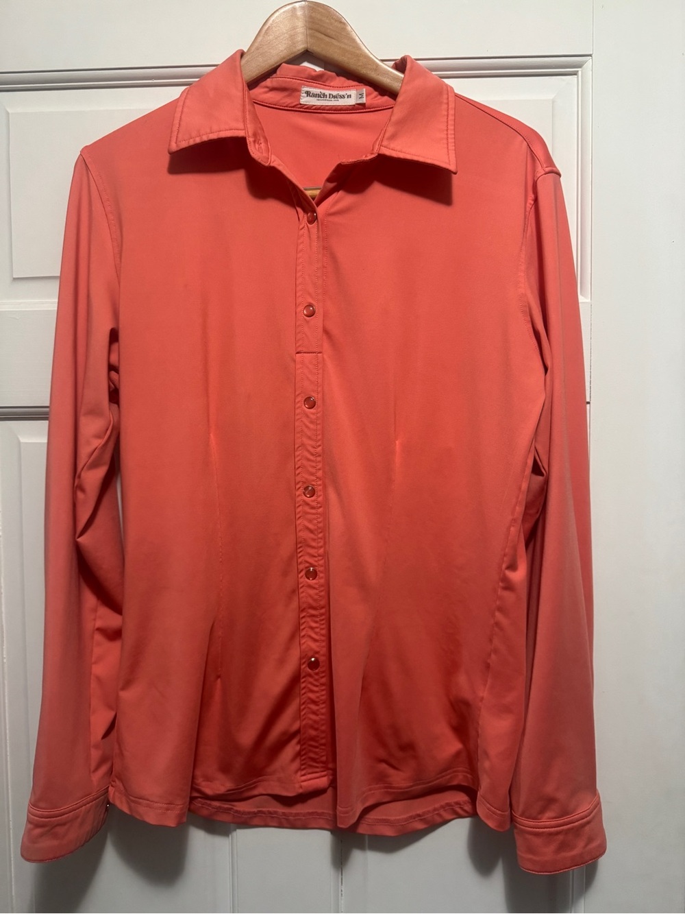 Women’s Ranch Dress’n Coral Shirt - Size M